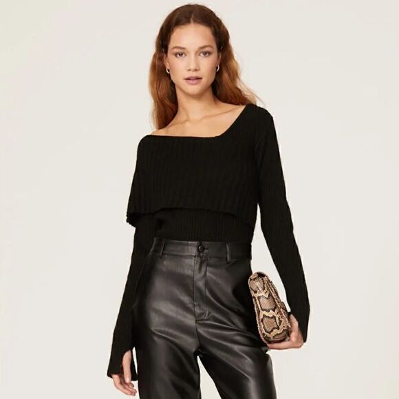 Central Park West Sweaters - Central Park West
Bailey Off The Shoulder Sweater
Size L